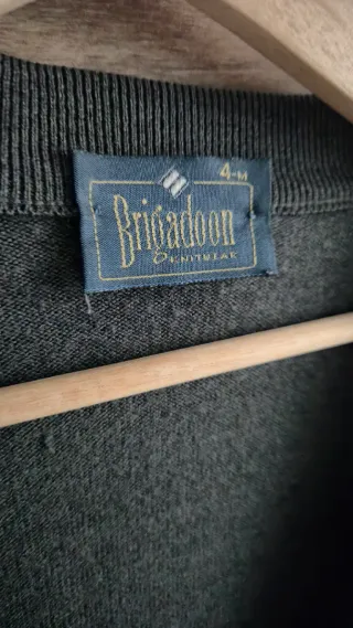 Cárdigan M L Gris Oscuro vintage