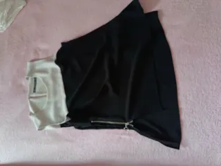 Zara Pantalones Talla S/36 Azul