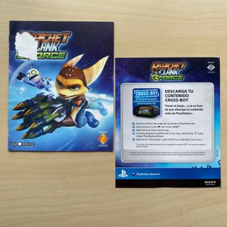 Manual y Panfleto Ratchet Q Force PS3