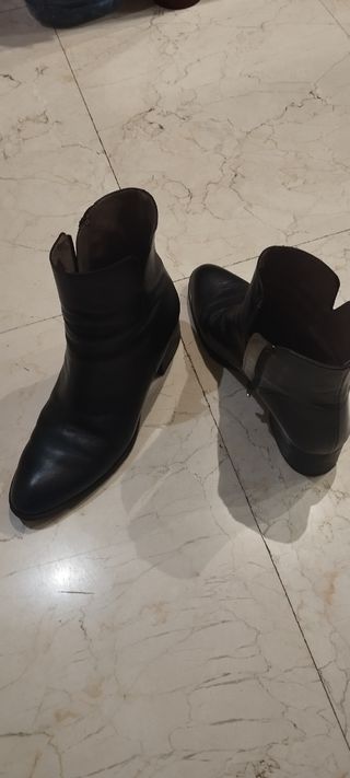 Botines Wonders piel negra Talla 40