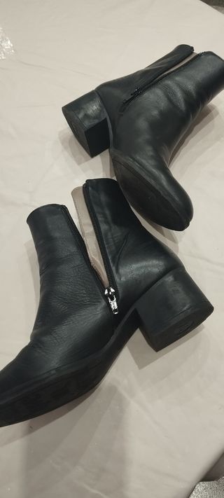 Botines Wonders piel negra Talla 40