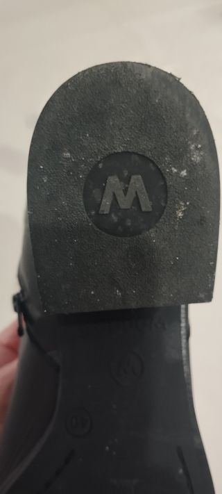 Botines Wonders piel negra Talla 40