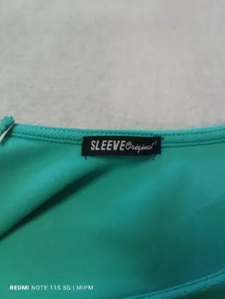 Vestido corto turquesa talla S