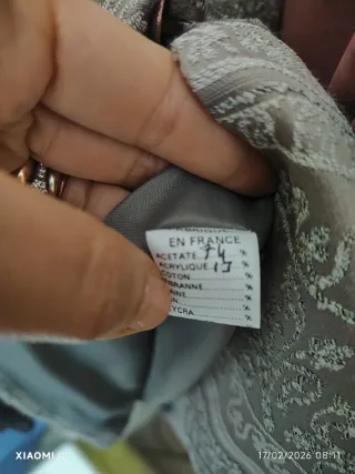 Giacca elegante beige e oro