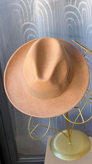 Sombrero de lana unisex beige