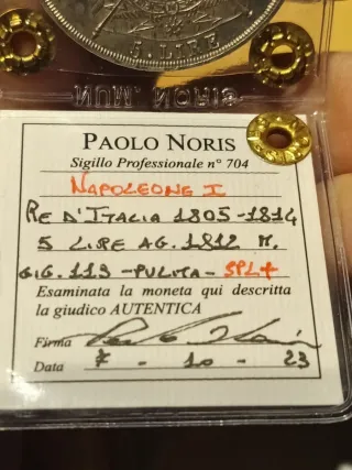 Moneta Napoleone I Imperatore 1812 M