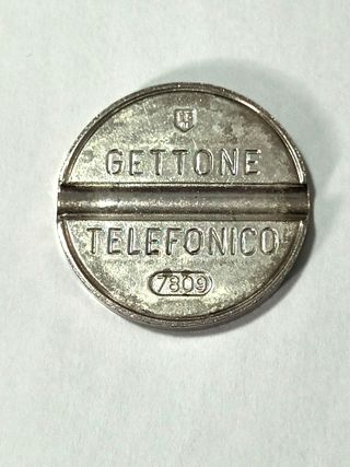 Gettone telefonico ESM 7809 raro coniato in nichel