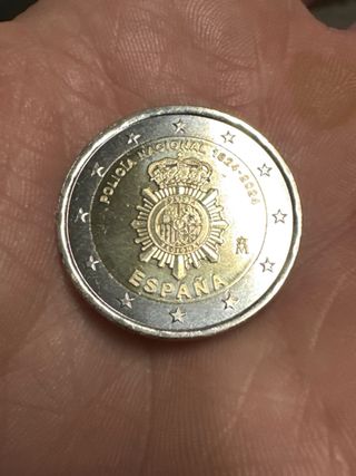 Moneda 2€ Policía Nacional