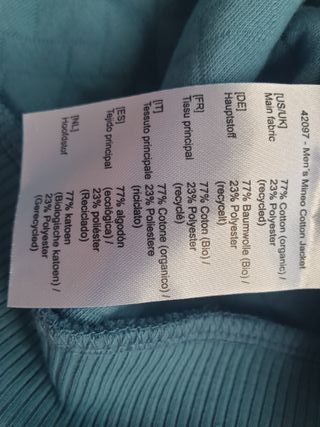 Casaco Vaude Mineo Cotton Azul