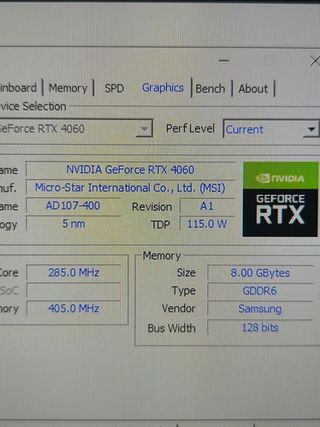 Tarjeta Gráfica MSI RTX 4060 Ventus OC