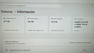 HP EliteDesk 800 G5 Mini i5 Six Core