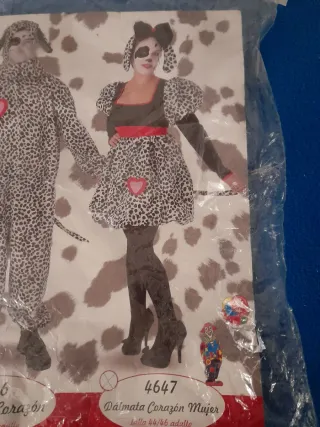 Disfraz Dalmata Talla L (Usado 1 vez)