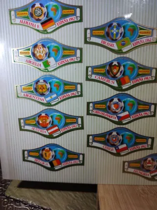 Lote 25 Vitolas Mundial España 1982