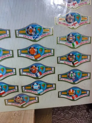 Lote 25 Vitolas Mundial España 1982