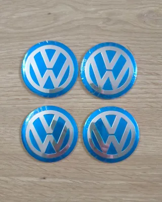 4 Tapas de Rueda Volkswagen de 5'5 cm de diámetro