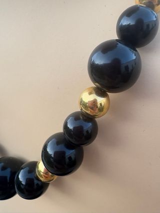 Collar Monet Vintage 80’s Baquelita y baño en oro