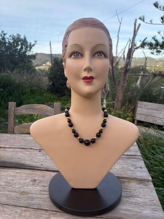 Collar Monet Vintage 80’s Baquelita y baño en oro