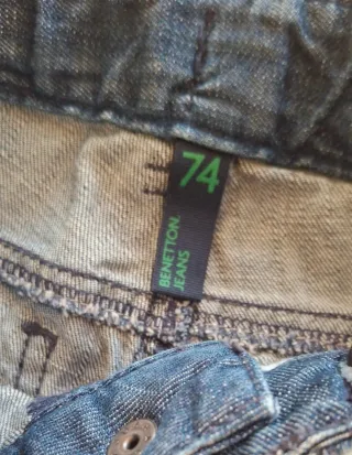 Jeans Benetton bambino 9-12 mesi