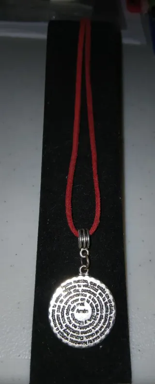 Colgante Padre Nuestro Plata