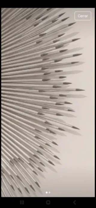 Espejo Erizo Plata y Gris XXL