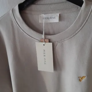 Felpa Pier One Beige Taglia Unica Nuova