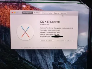 MacBook Pro 15 i7 - Pantalla Rota