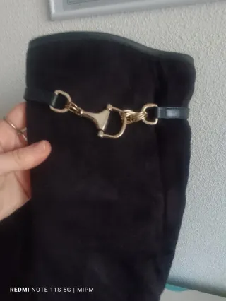 Botas altas negras talla 36