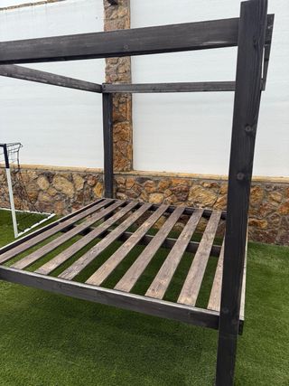 Cama Balinesa Madera Exterior