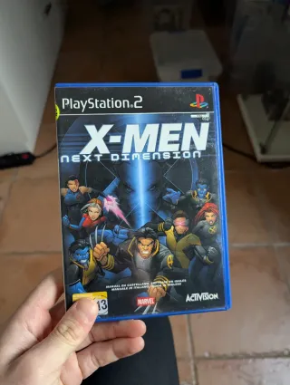 Fronte e manuale X-Men Next Dimension PS2