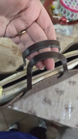 Borsa O bag matelassè bronzo