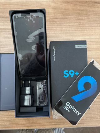 Samsung Galaxy S9+ Caja Completa Cargador Auricula