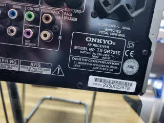AV RECEIVER ONKYO TC-SR707