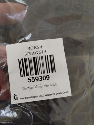 Borsa mare Bottega Verde nuova