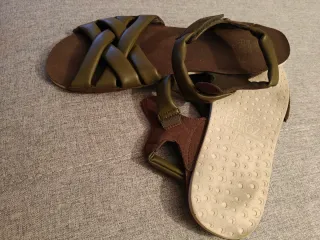 Sandalias trenzadas Zapato Feroz Kaki
