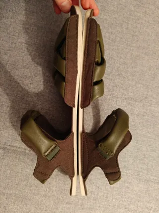 Sandalias trenzadas Zapato Feroz Kaki