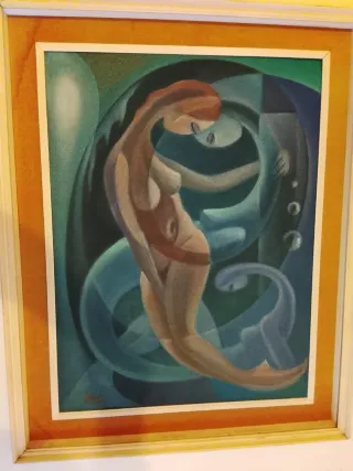 Quadro fatto a mano sabbiato