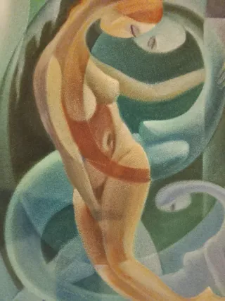 Quadro fatto a mano sabbiato