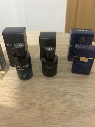 Coleccion miniatura 5 perfumes