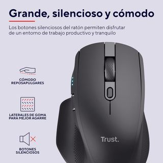 Trust Ozaa+ Ratón Inalámbrico Multidispositivo