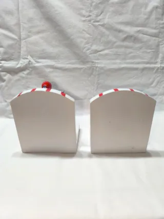 Sujetalibros decorativos scooter vintage roja