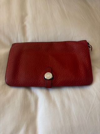 Borsa in pelle rossa Hermes