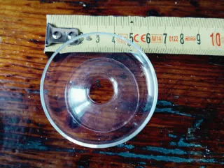 Set 2 portacandele in vetro con candele