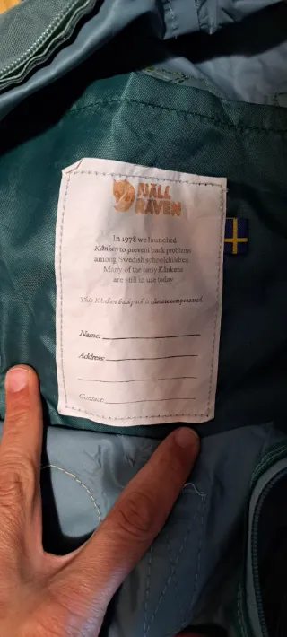 Mochila Fjallraven Kanken Teal