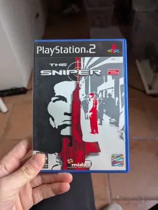 Frontespizio e manuale The Sniper 2 PS2