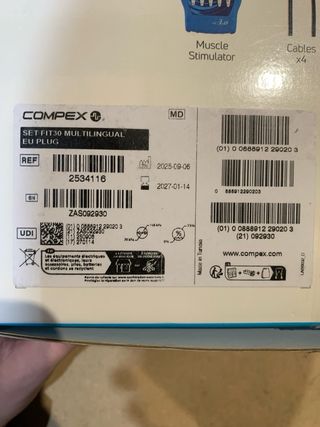 Electroestimulador Compex Fit 3.0