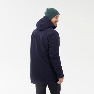 Parka de montaña y nieve impermeable capucha desmontable