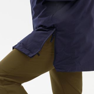 Parka de montaña y nieve impermeable capucha desmontable