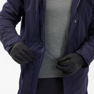Parka de montaña y nieve impermeable capucha desmontable