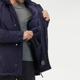 Parka de montaña y nieve impermeable capucha desmontable