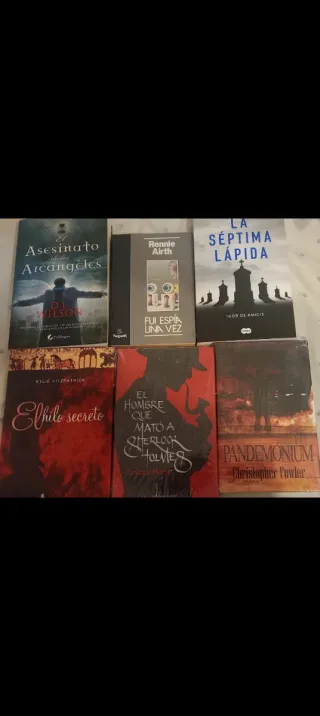 Novelas. Misterio, terror. DE 3 A 10 EUROS